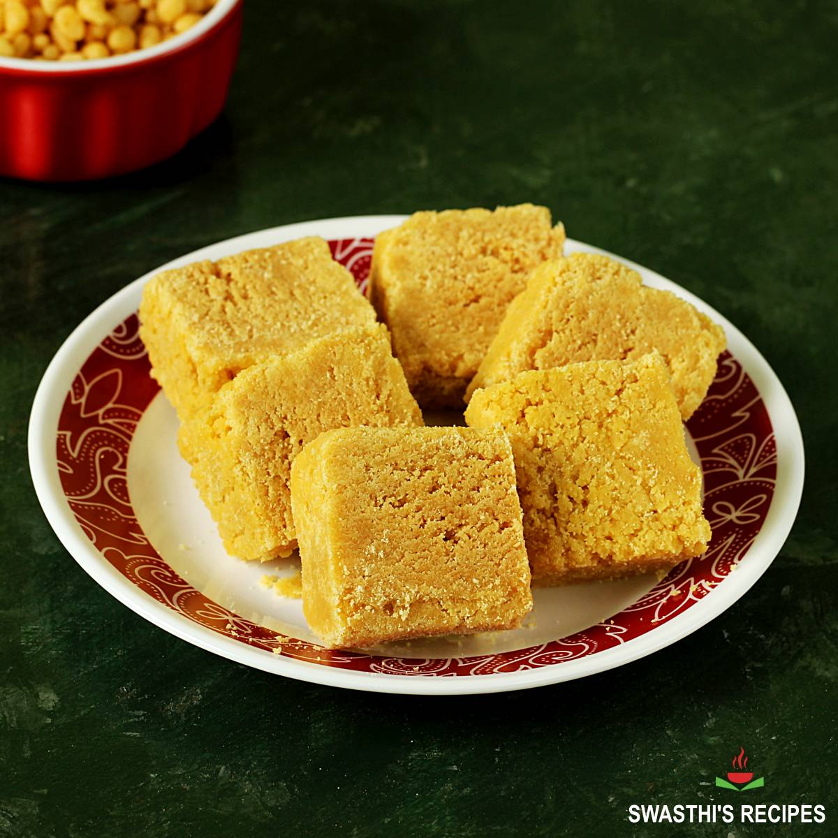 Mysore Pak with Honey