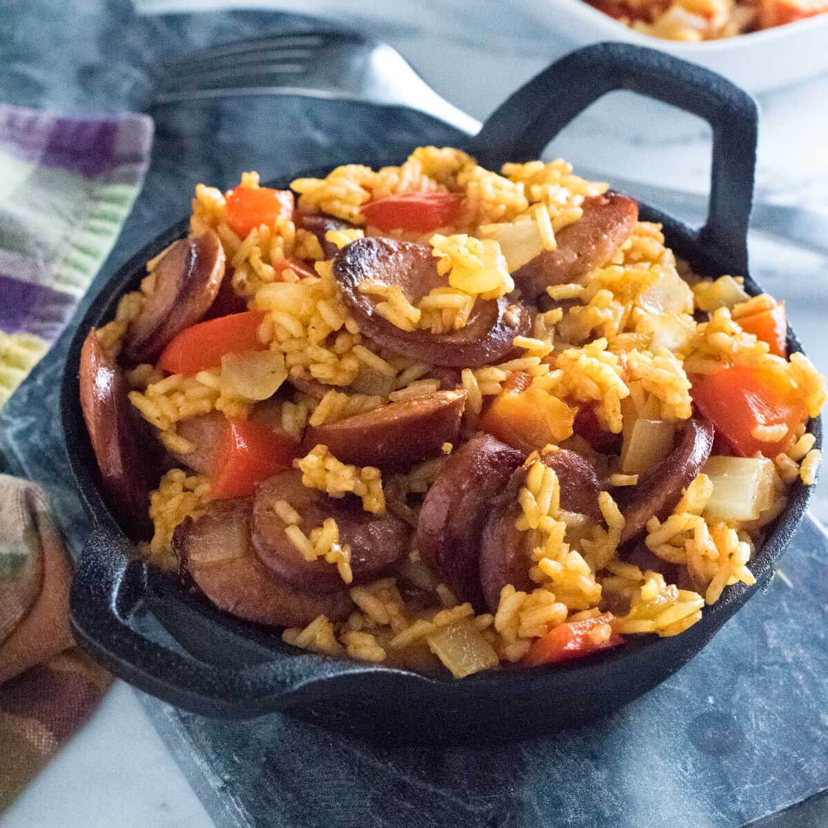 Kielbasa and Rice