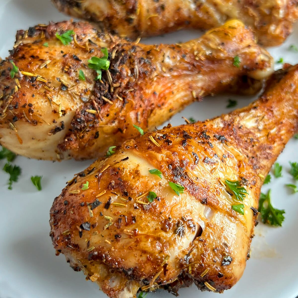 Herb Roasted Air Fryer Chicken Legs