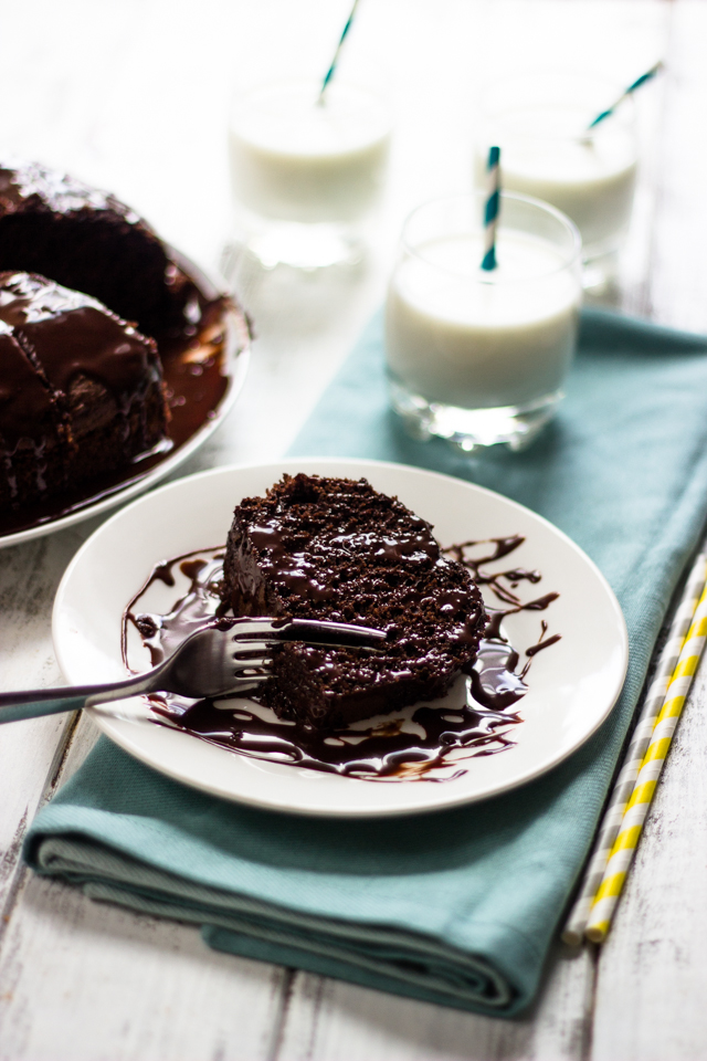 Double Chocolate Chip Cake