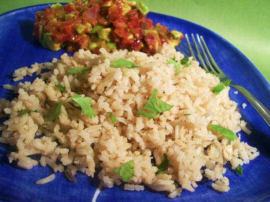 Lemon Rice with Garlic