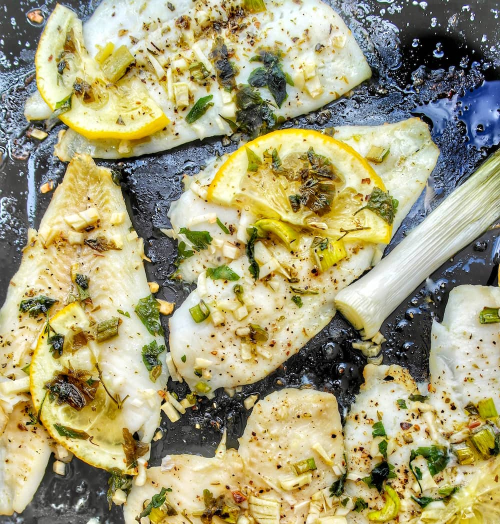 Grilled Fish with Lemon and Herbs