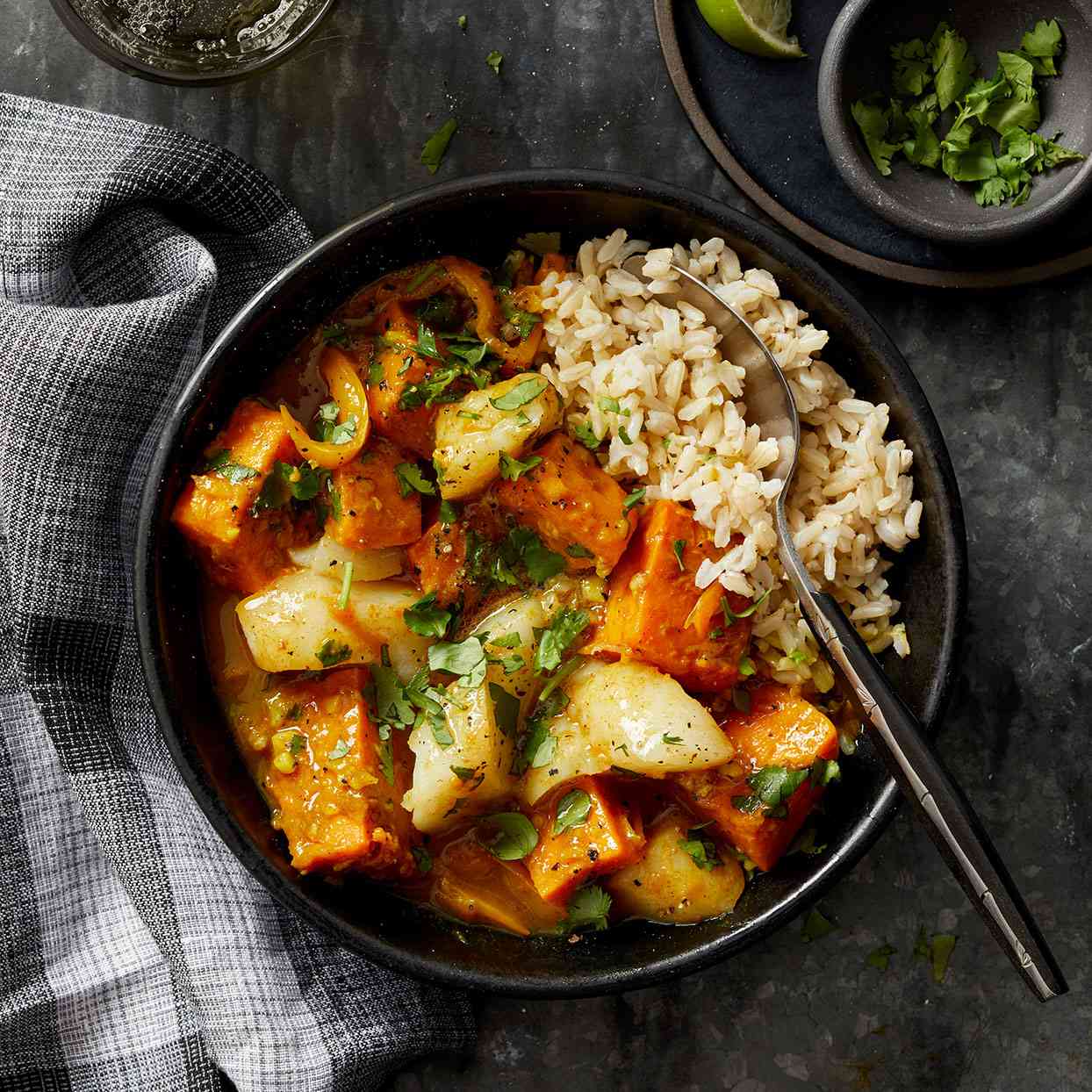 Cod and Sweet Potato Curry