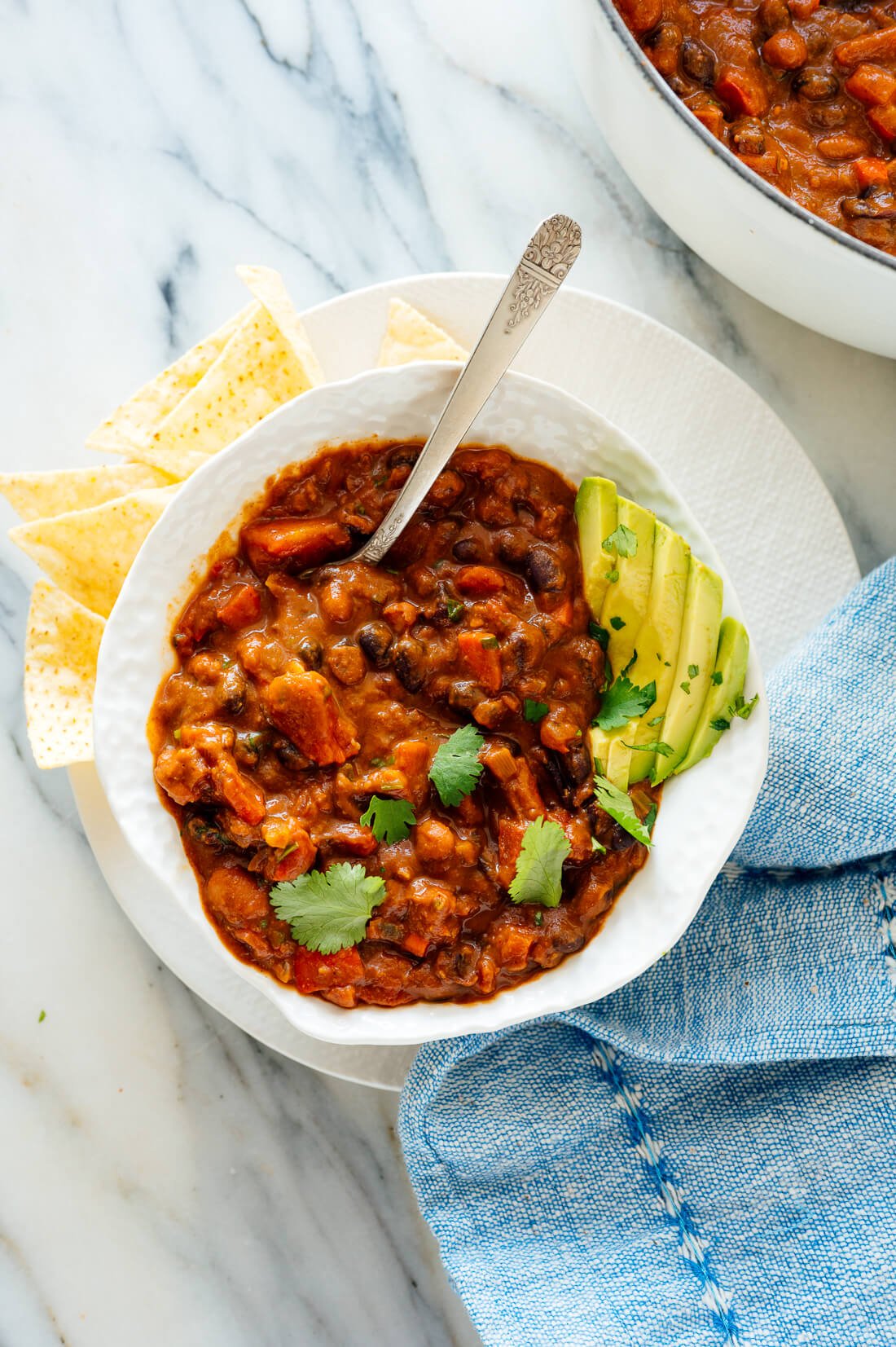 Dutch Oven Vegetarian Chili