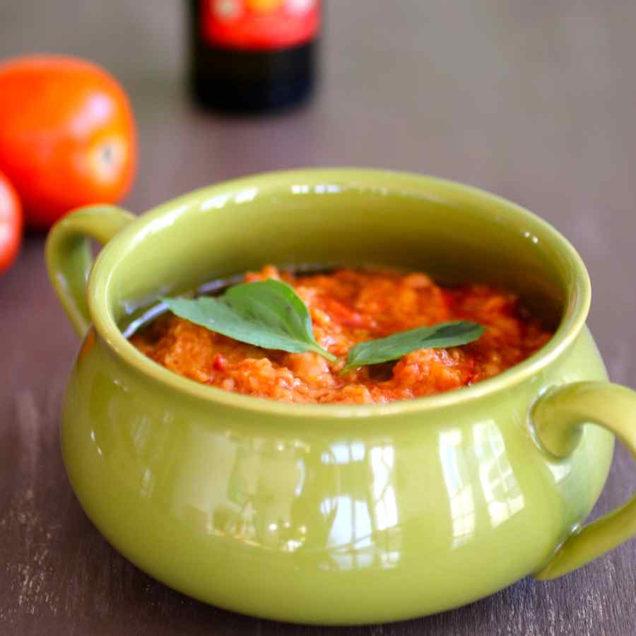 Pappa al Pomodoro con verduras