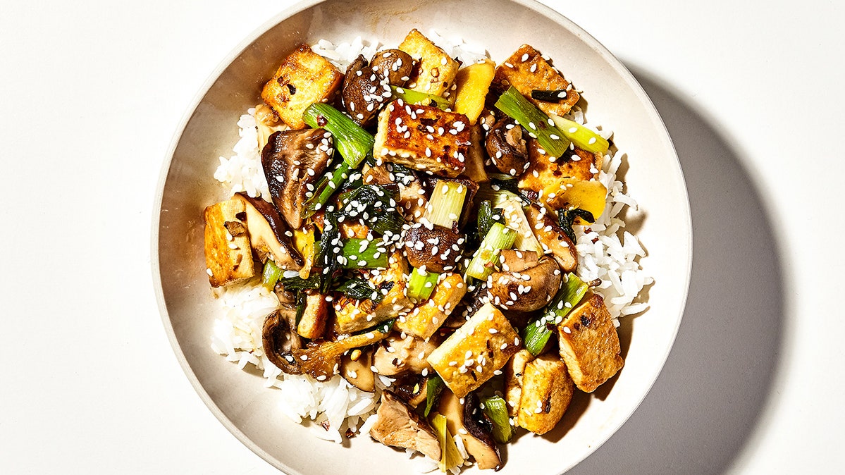 Mushroom and Tofu Veggie Stir-Fry