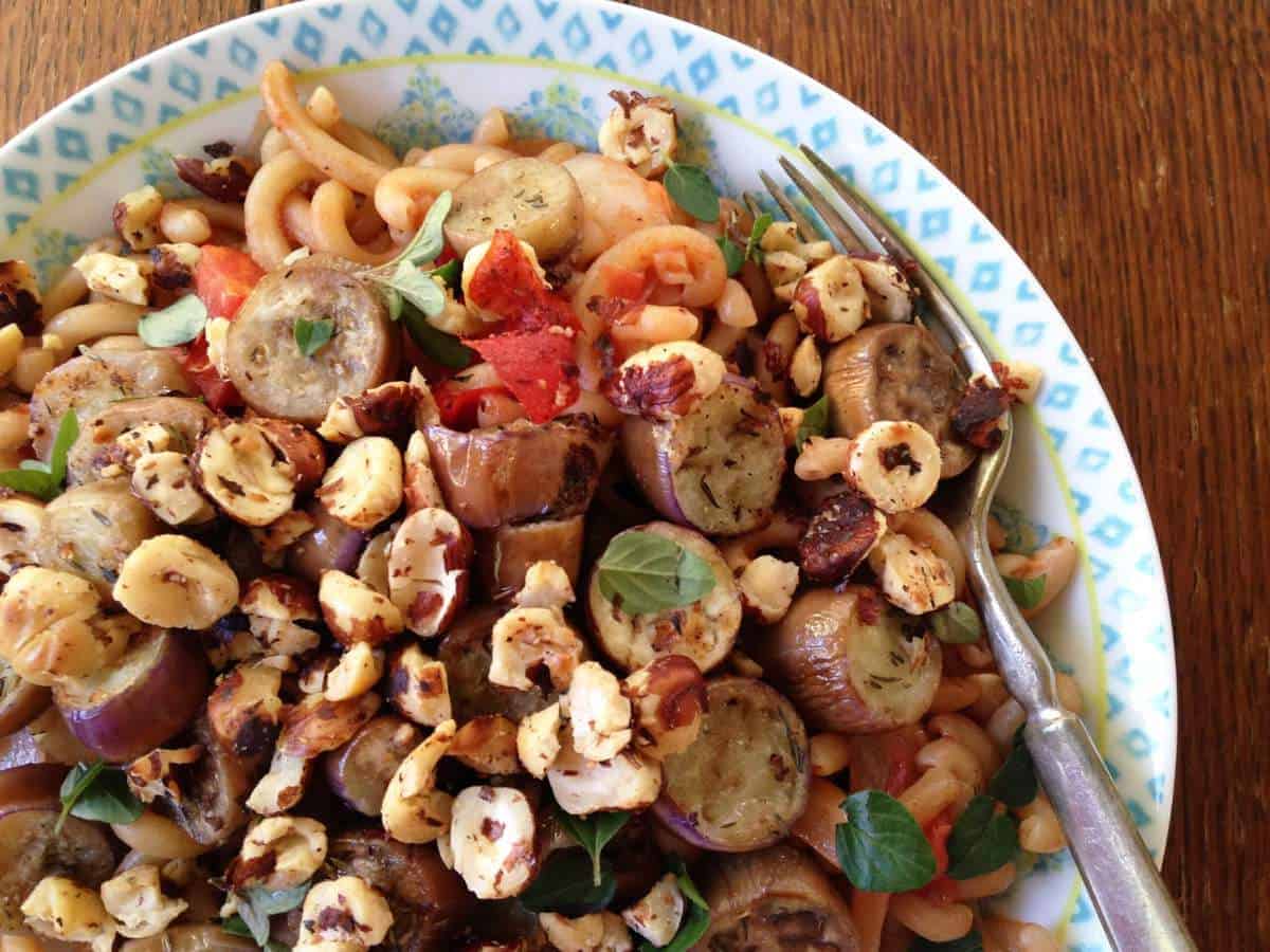 Hazelnut Crusted Eggplant
