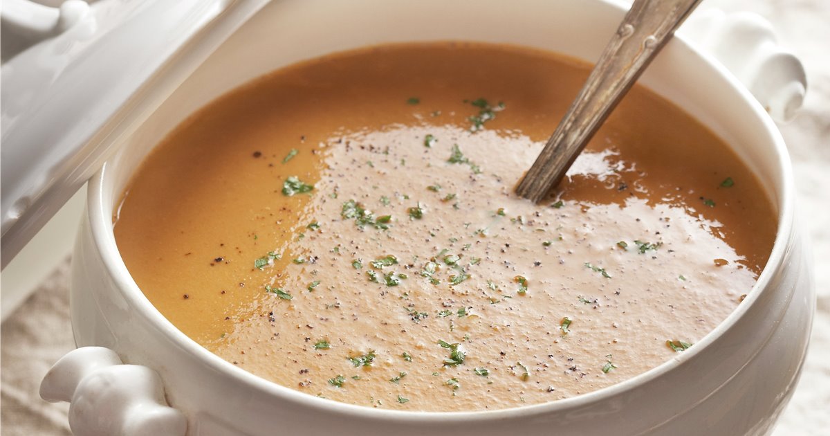 Sopa de pescado al estilo francés