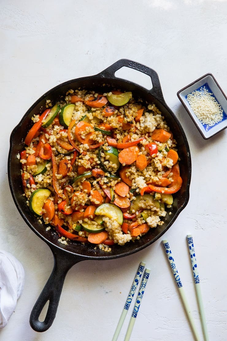 Teriyaki Veggie Fried Rice