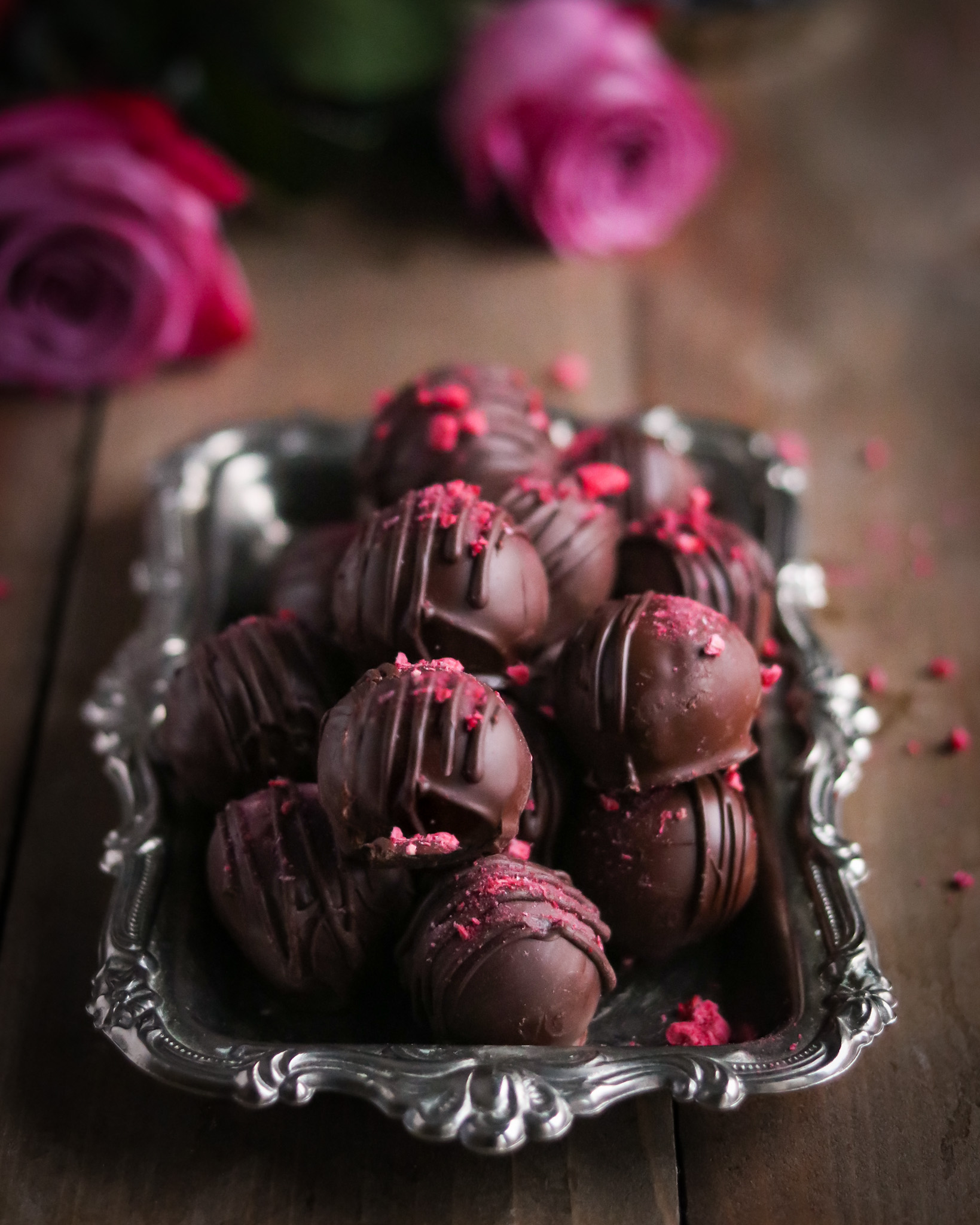 Chocolate Raspberry Bread Pudding