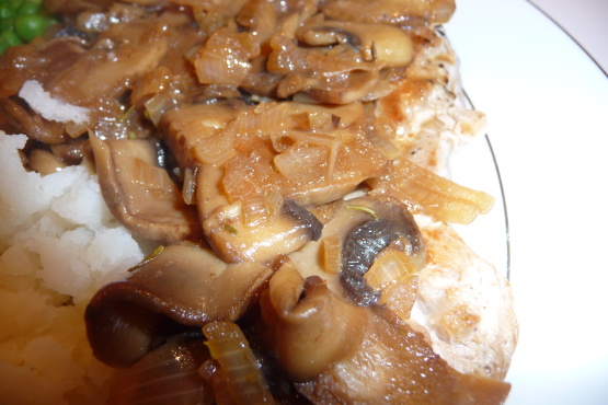 Mushroom and Thyme Pork Chops