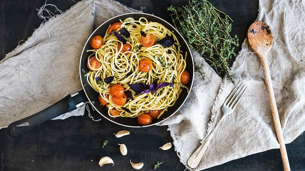 Trenette al Pesto con Almendras