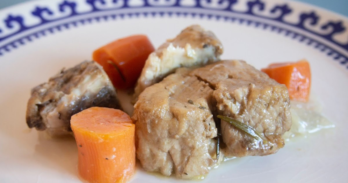 Bonito en escabeche con vino blanco