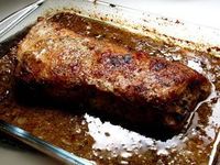 Receta de cochinillo asado con salsa de miel y mostaza en Thermomix
