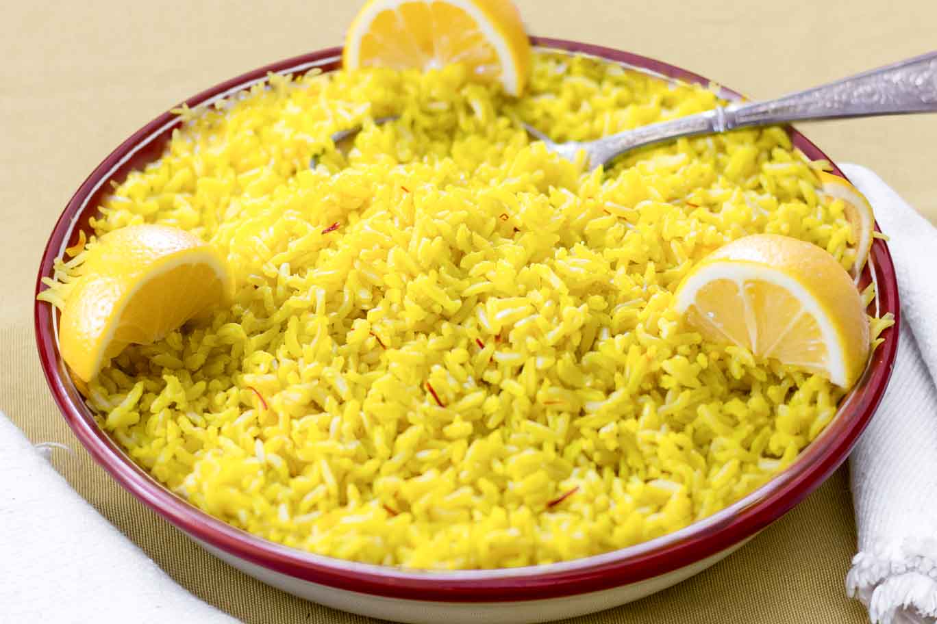 Lemon Saffron Rice