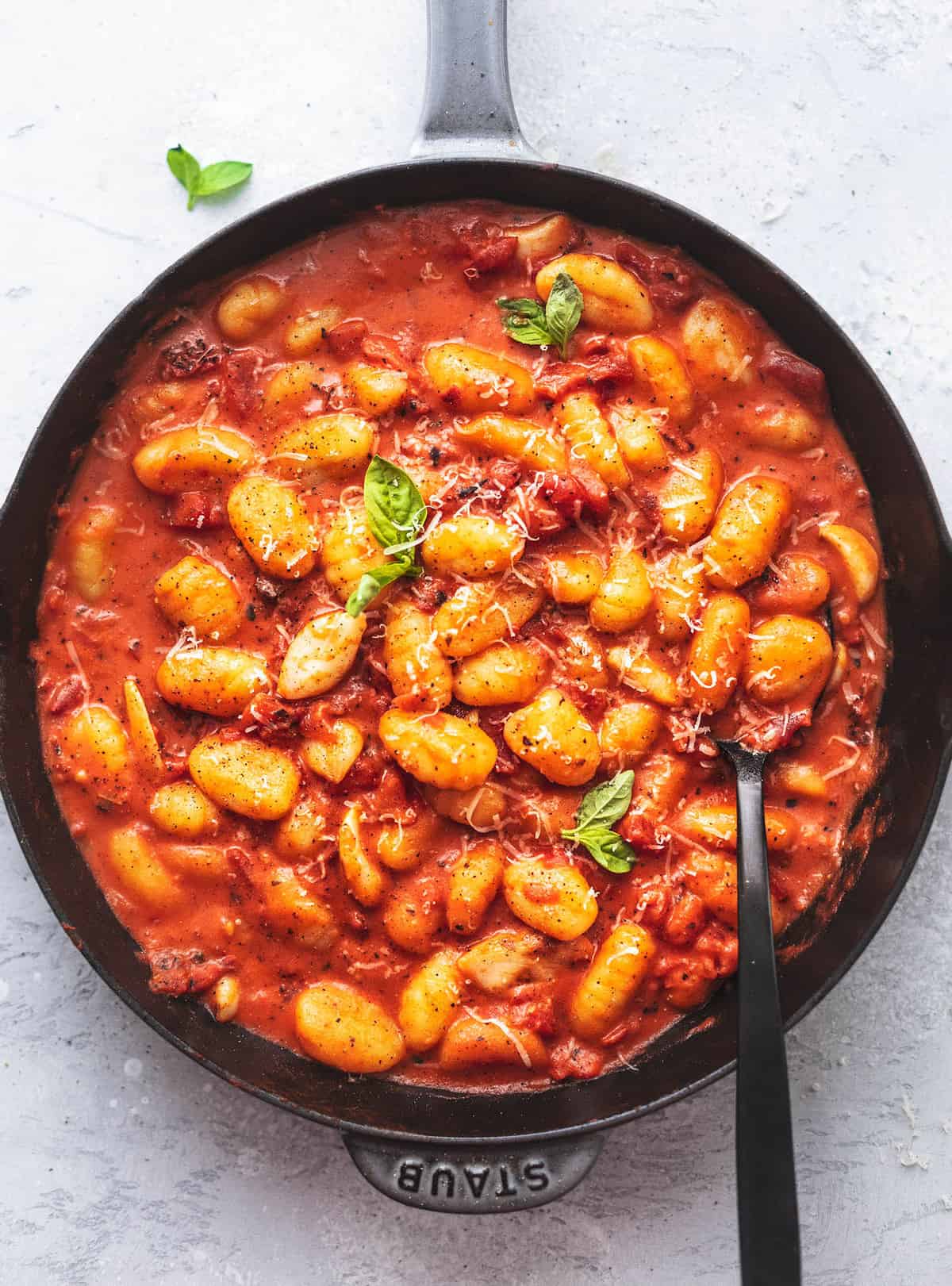 Gnocchi with Tomato Cream Sauce