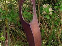 Wire Garden Sculpture: Modern Abstract