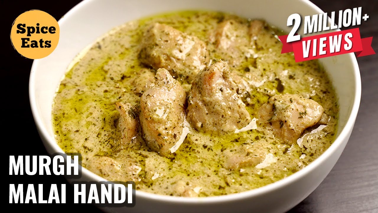 Creamy Garlic Chicken Handi