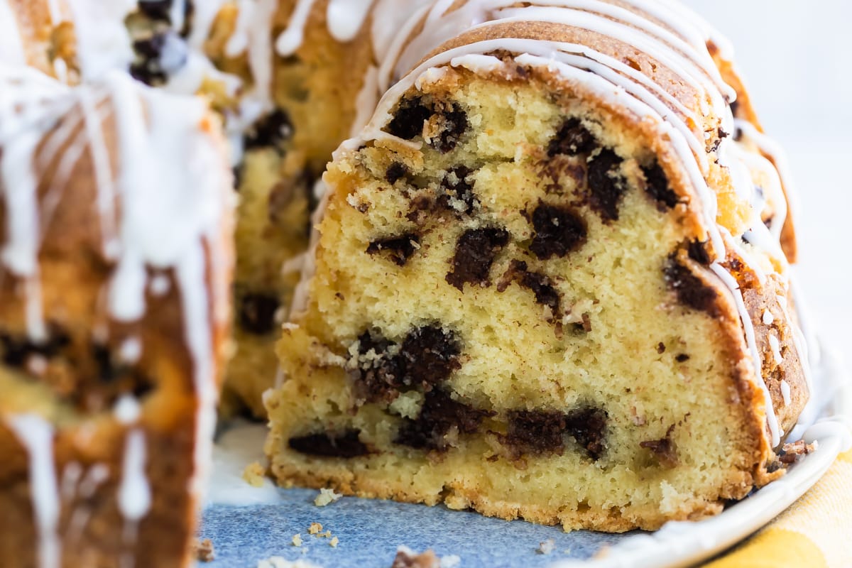 Chocolate Chip Almond Cake