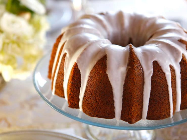 Lemon Poppy Seed Cake with Lemon Glaze