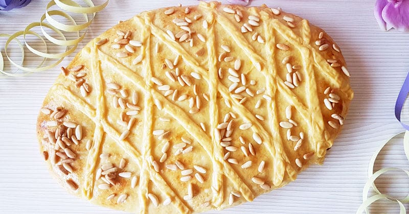 Coca de Brioche sin azúcar