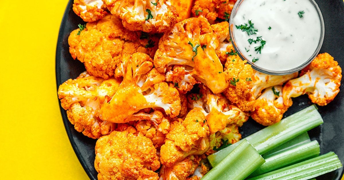 Buffalo Cauliflower Bites