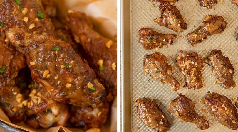 Thai Peanut Chicken Wings