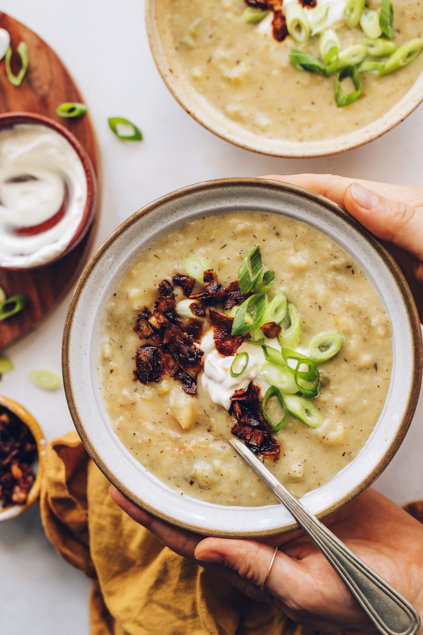 9. Creamy Potato and Leek Stew