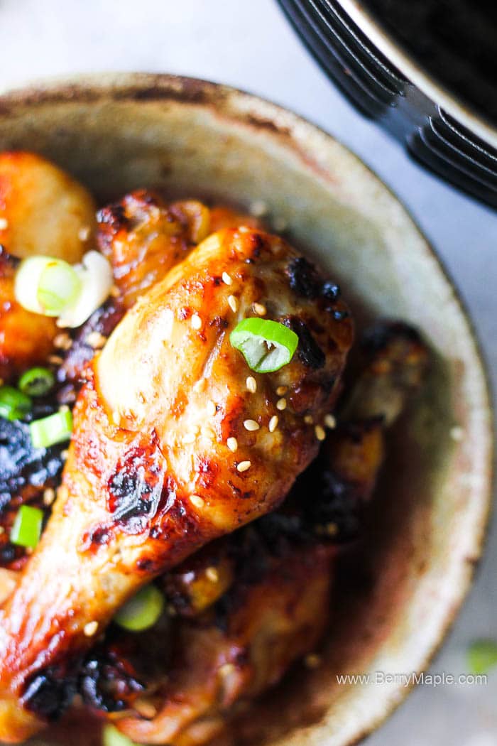 Teriyaki Air Fryer Chicken Drumsticks