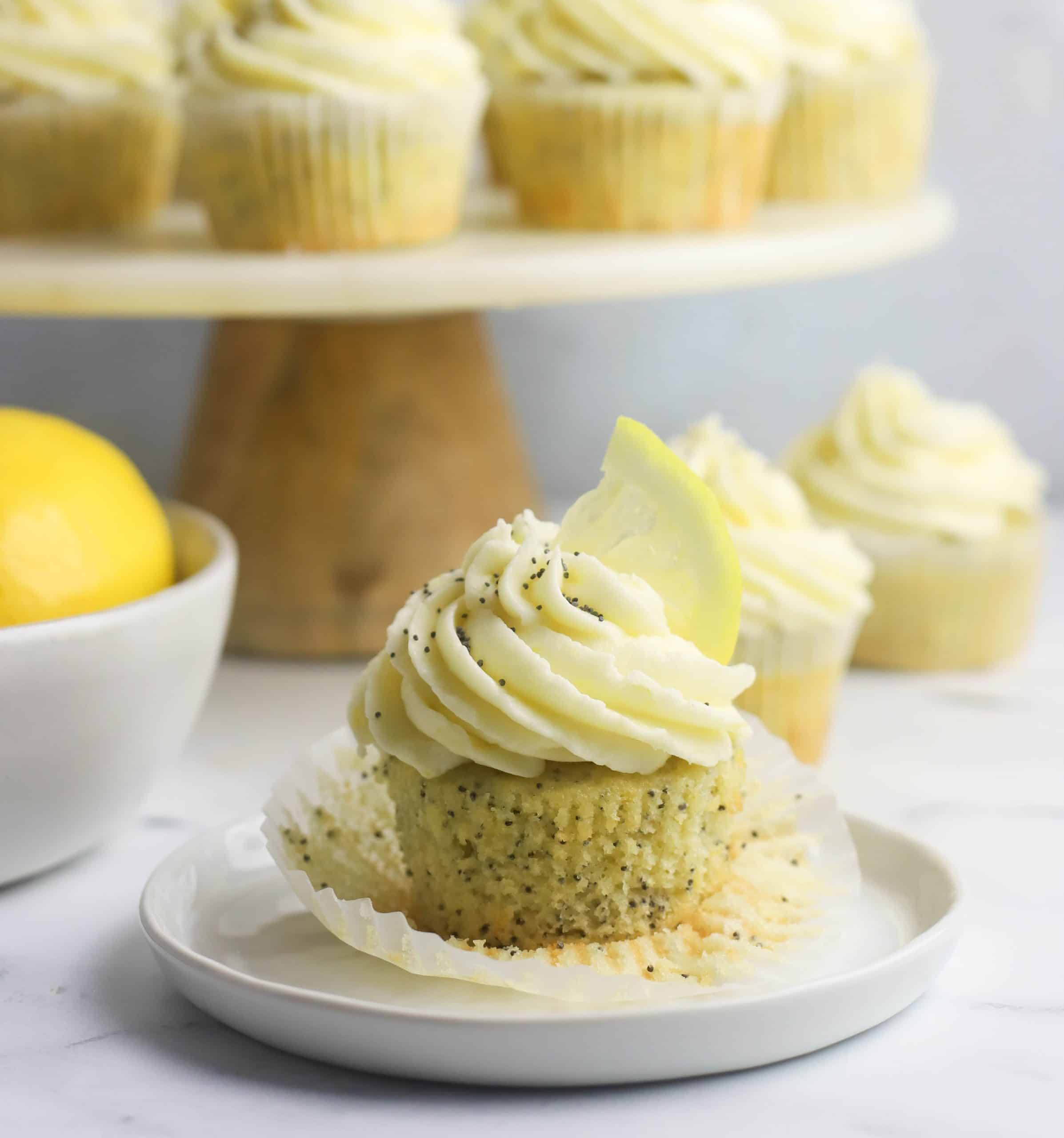 Lemon Poppy Seed Cupcakes