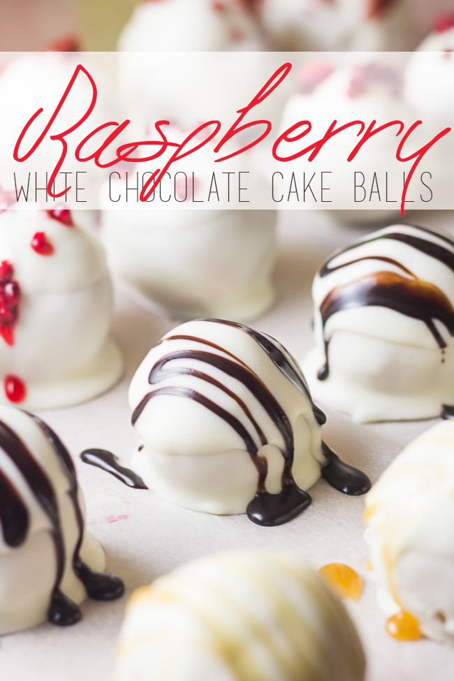 White Chocolate Raspberry Cake Pops