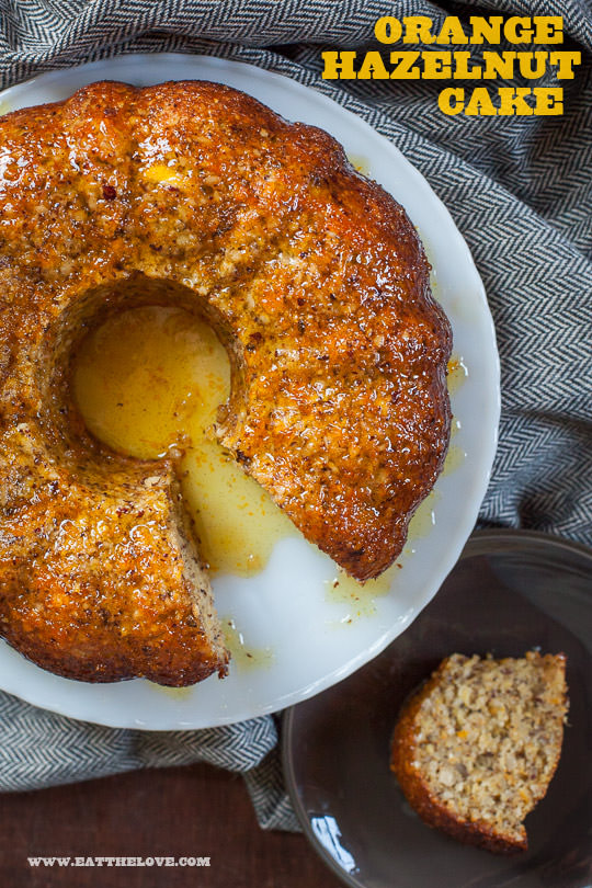 Hazelnut and Orange Cake