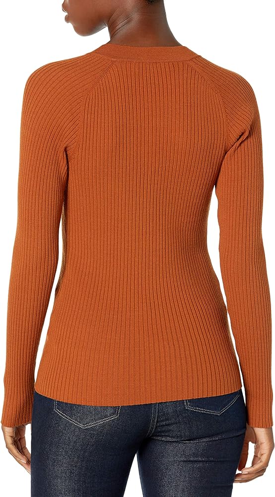 Lark & Ro Women's Classic V-Neck Sweater