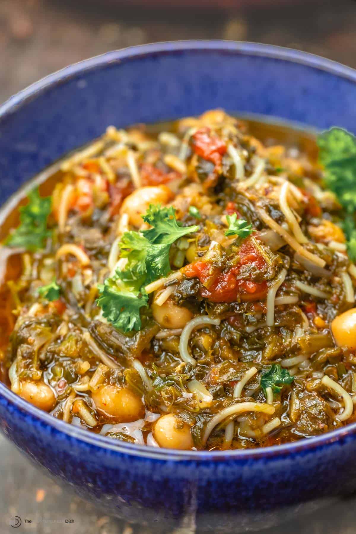10. Greek Chickpea and Spinach Stew
