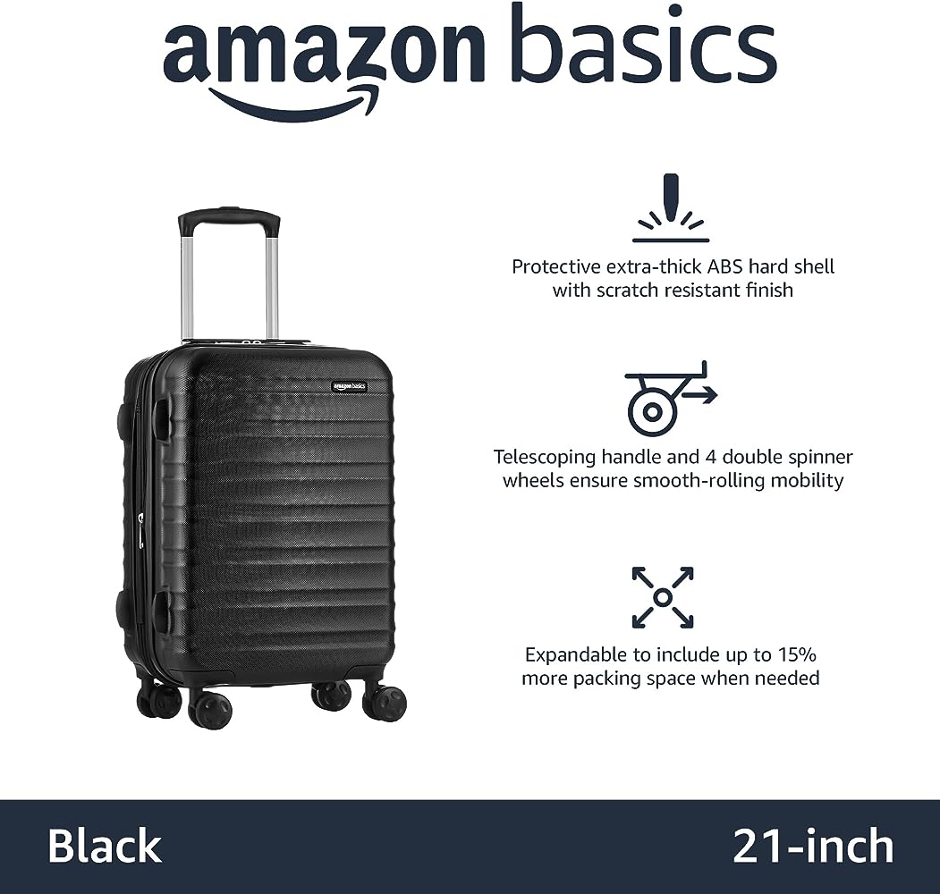 AmazonBasics Hardside Spinner Luggage