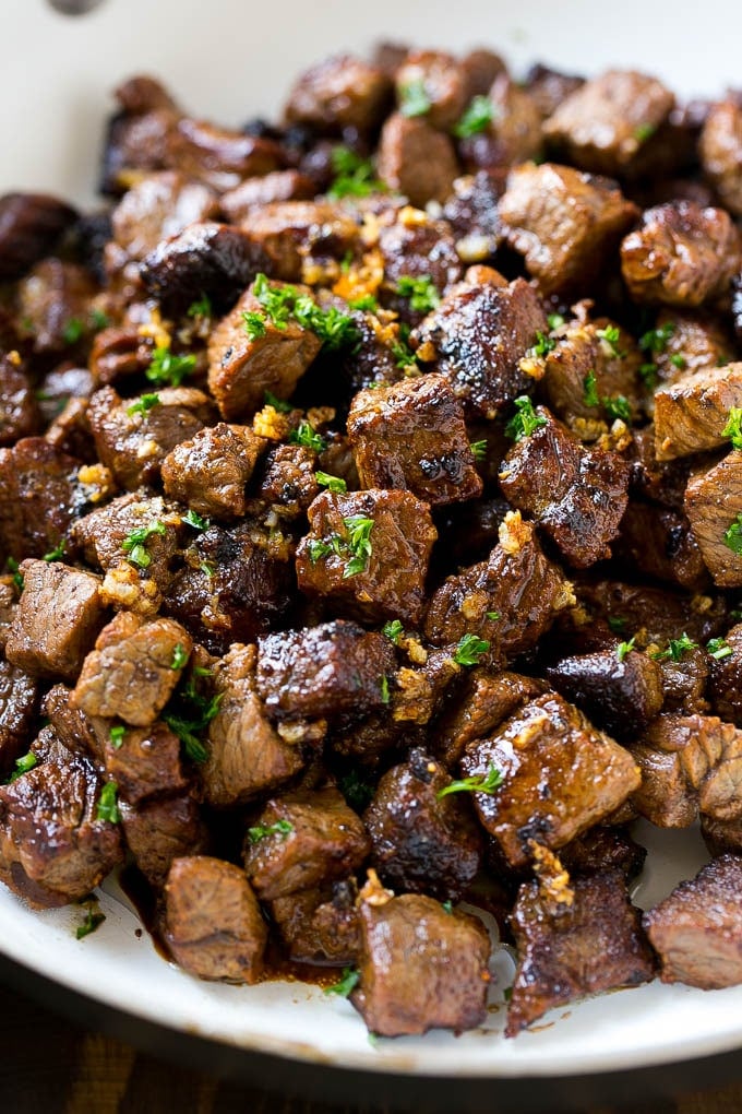 Cube Steak with Garlic Butter