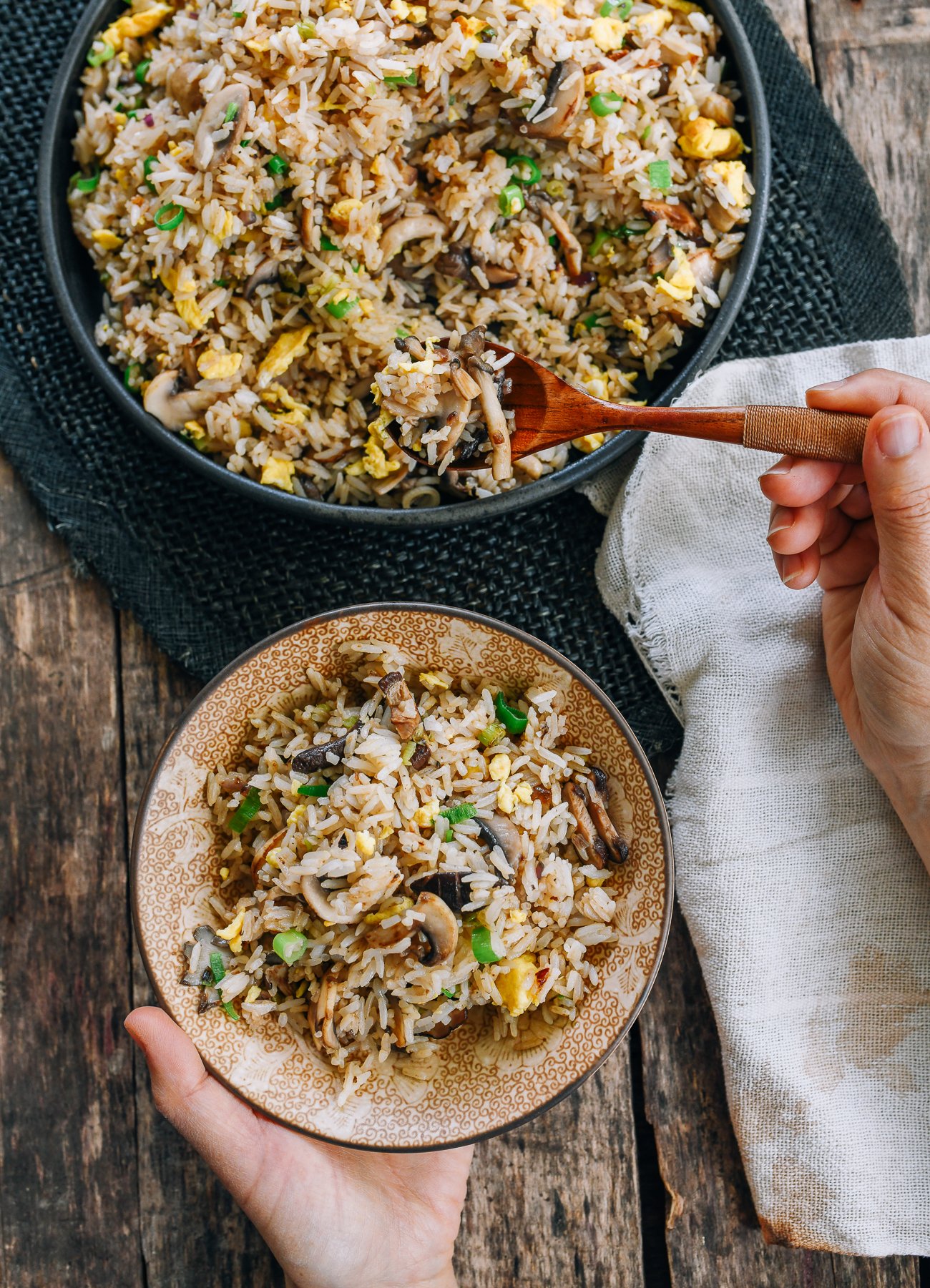 Mushroom Fried Rice