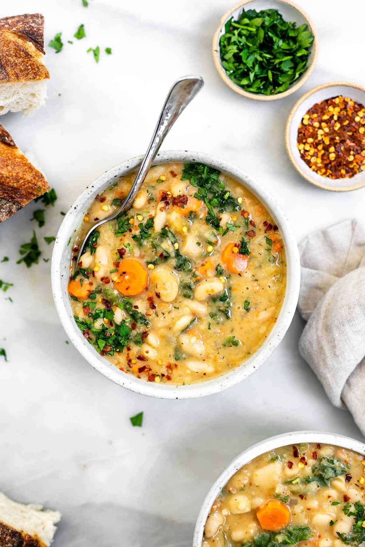 5. Tuscan White Bean Stew