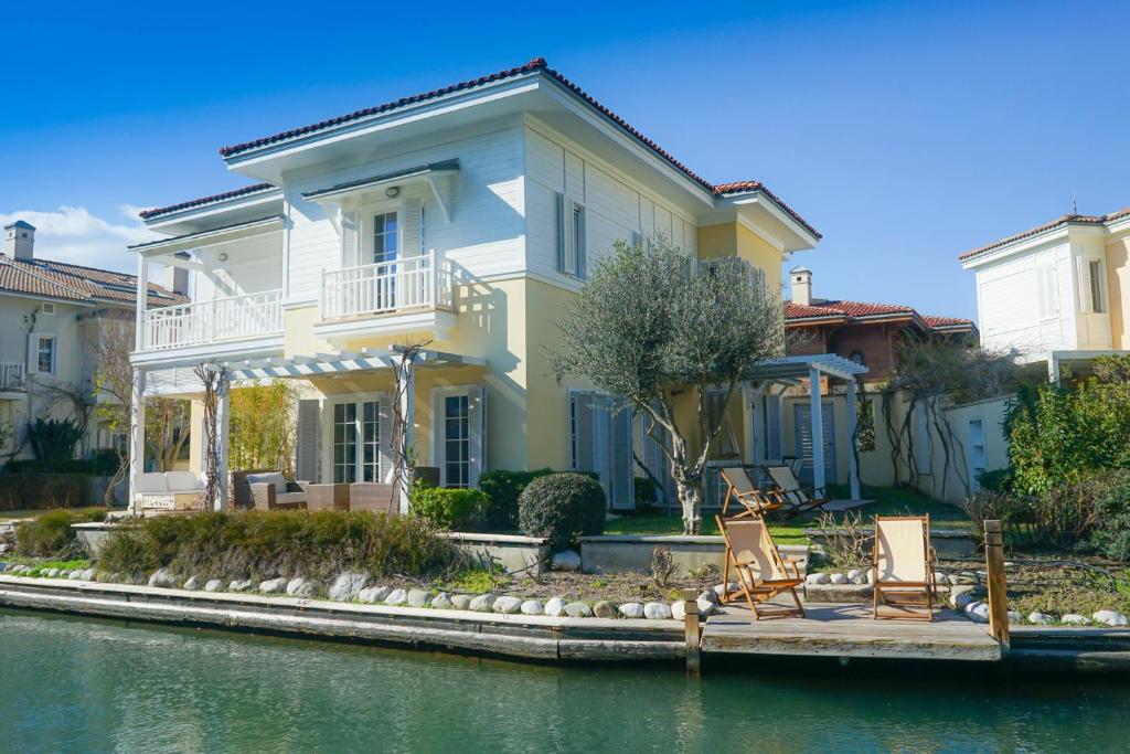 Seaside Villa with Private Dock