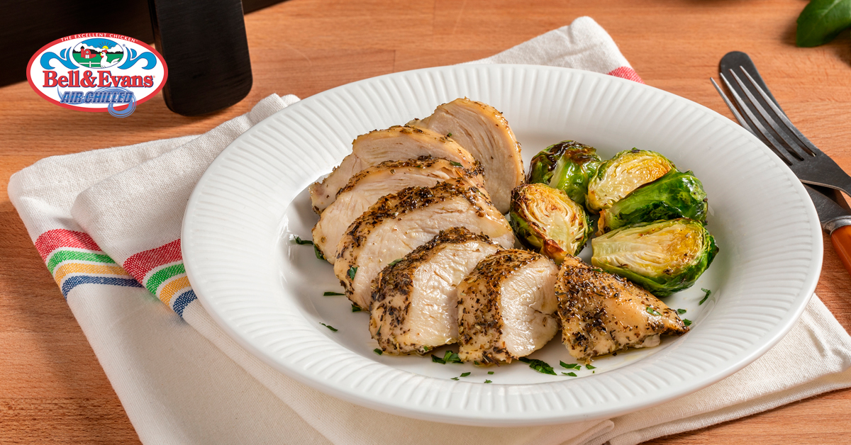 Herb Crusted Air Fryer Fried Chicken