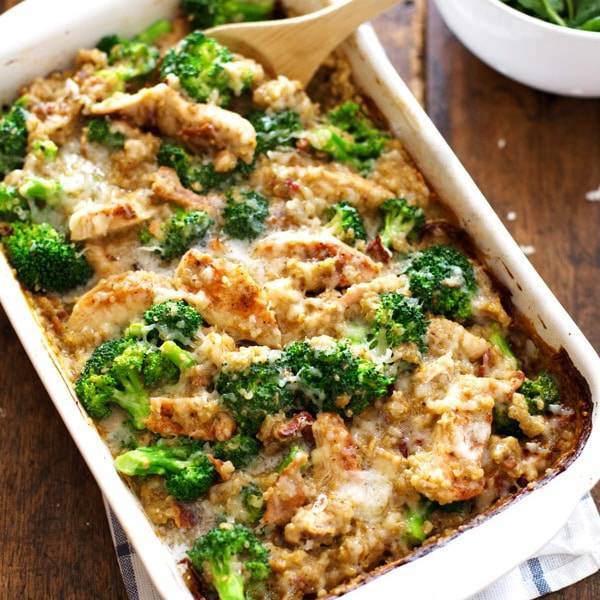 Grilled Chicken with Quinoa and Steamed Broccoli