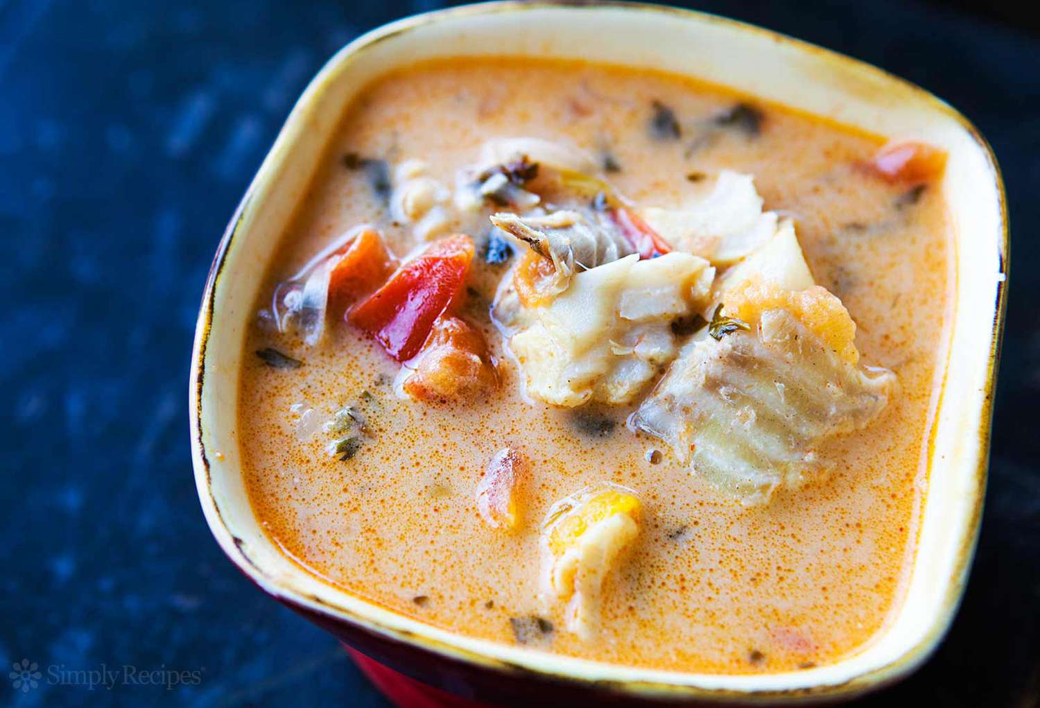 Receta de Cioppino de mariscos de The Stay At Home Chef