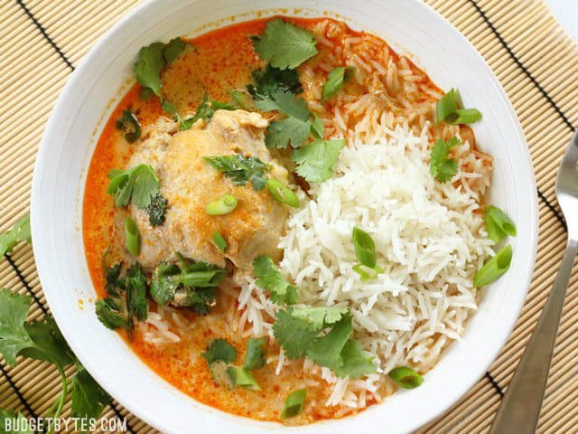 Coconut Curry Chicken Thighs