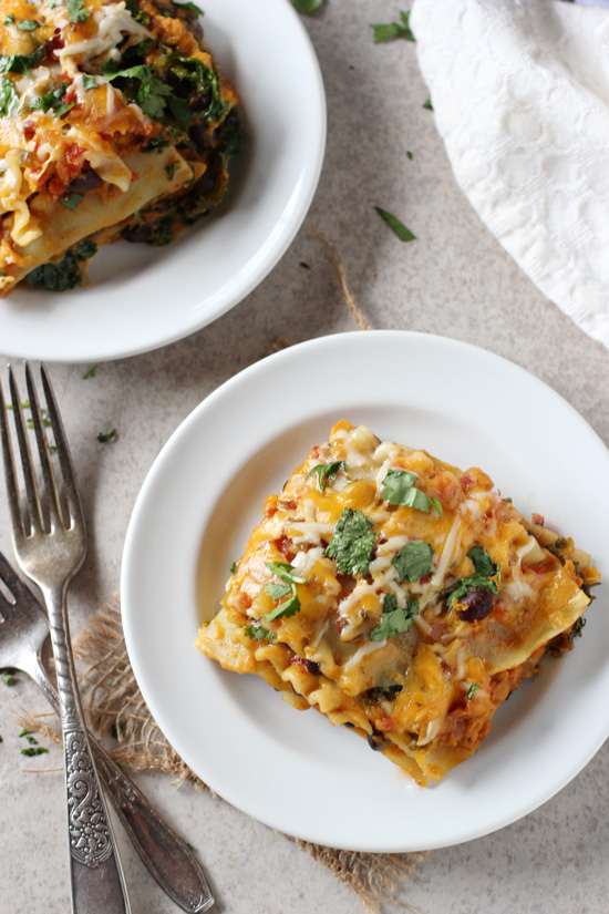 Sweet Potato and Black Bean Lasagna