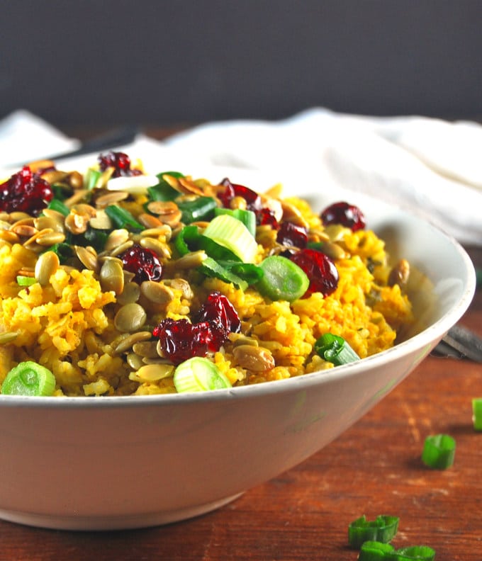10. Pumpkin Biryani