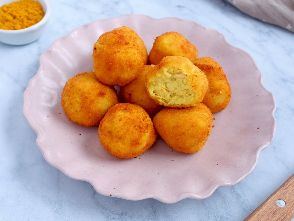 Receta de Croquetas de pollo con especias exóticas