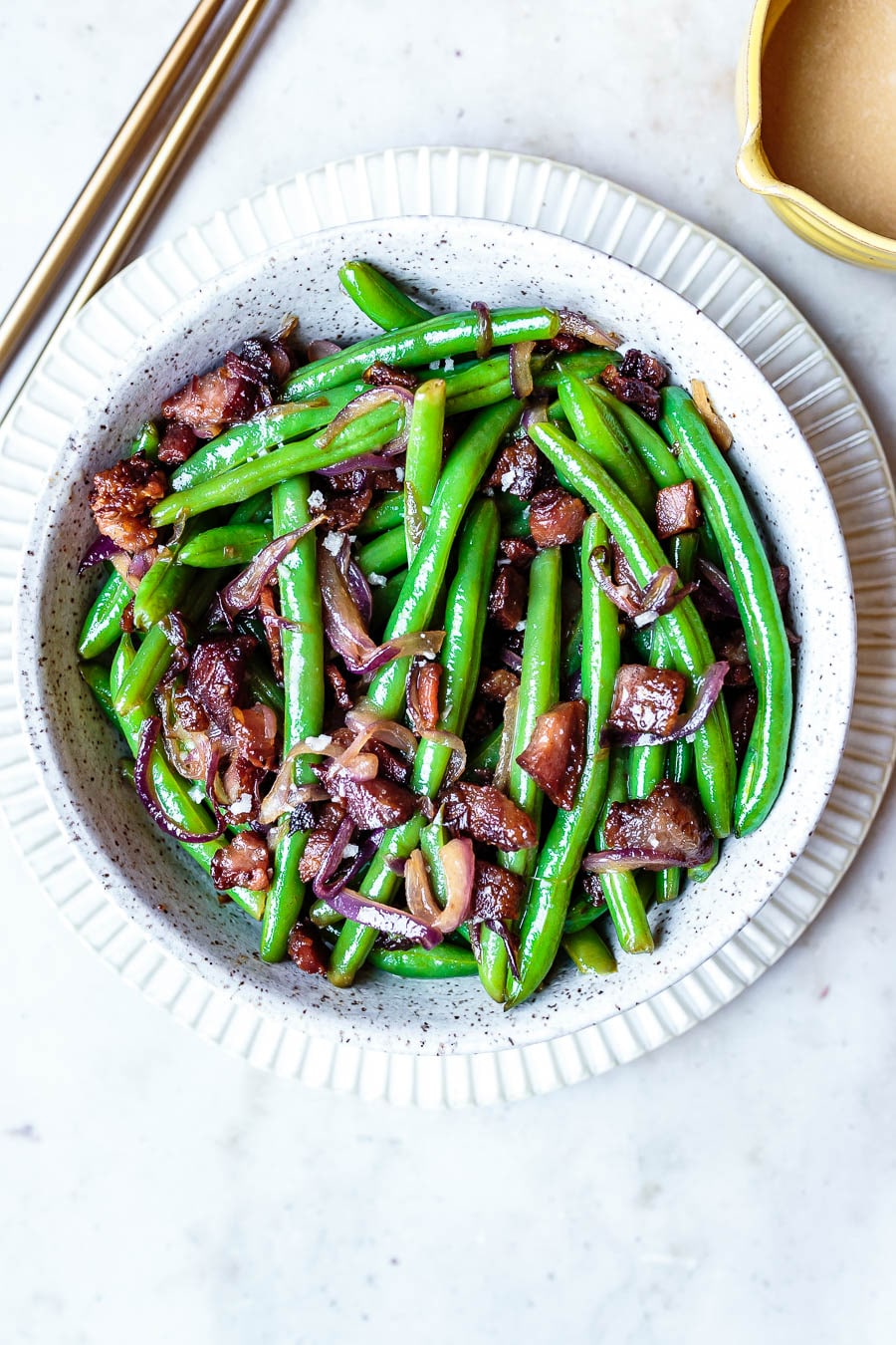 Green Bean and Bacon Salad