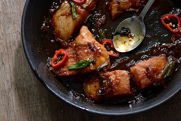 Ca Tim Kho Tieu (Vietnamese Braised Eggplant in Black Pepper Sauce)