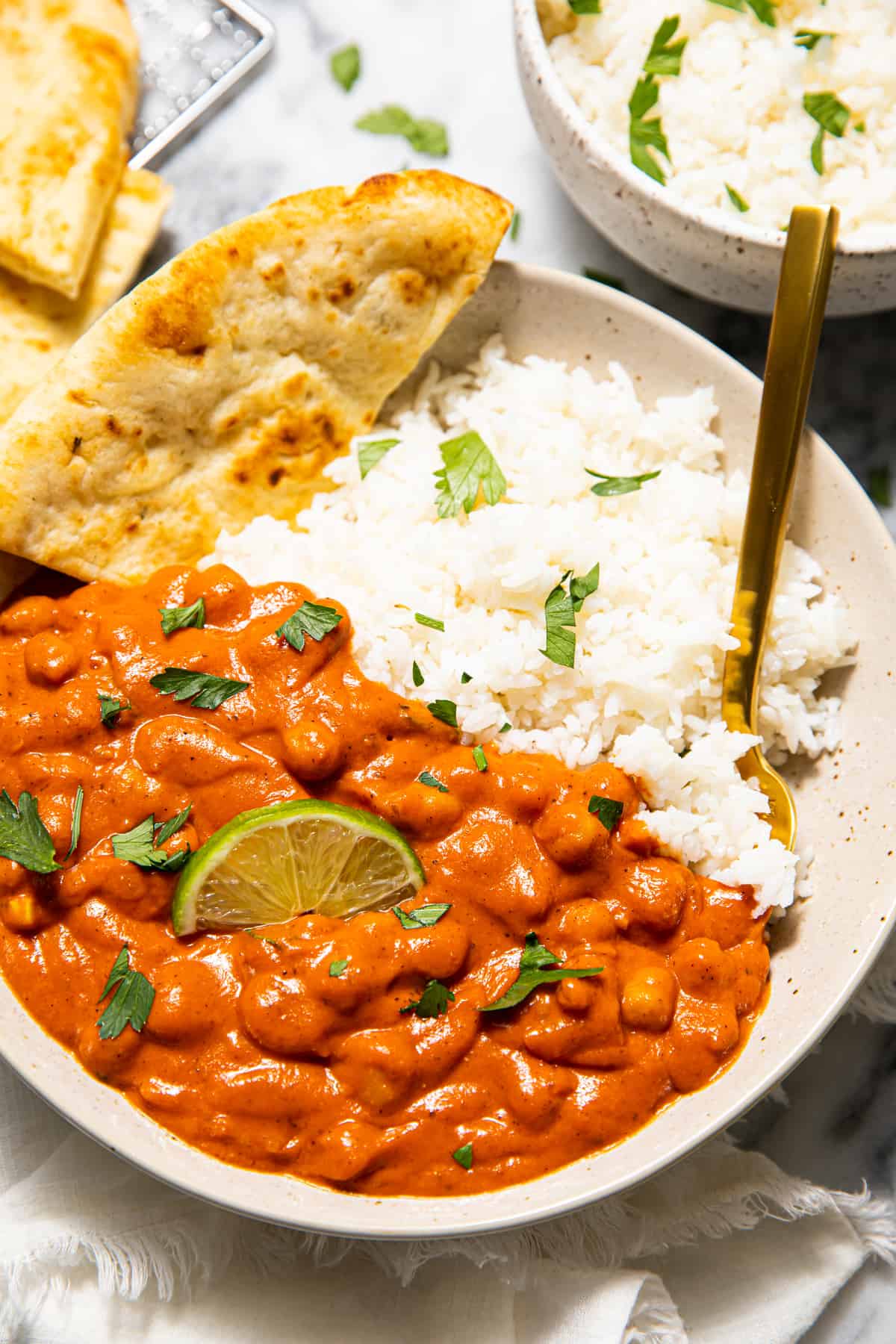 Healthy Vegan Chickpea Tikka Masala
