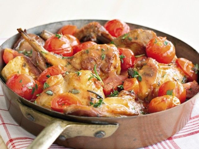 Pollo al Potacchio con miel y mostaza